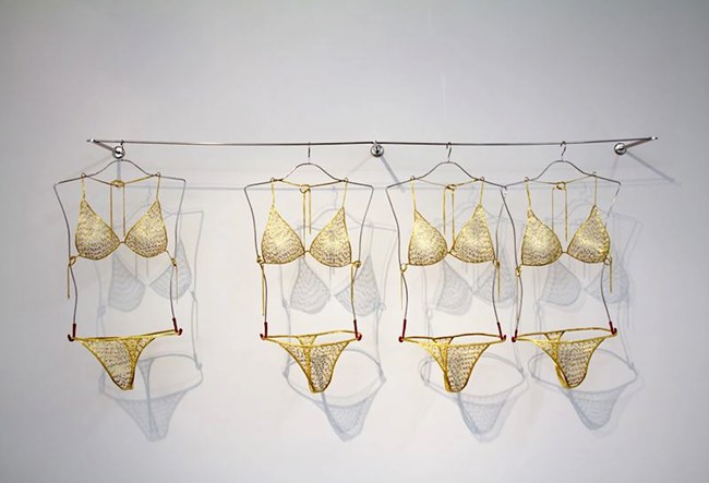 Comfy Bikinis by Tayeba Lipi contemporary artwork