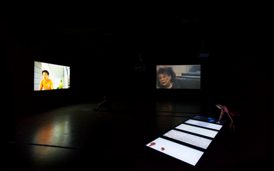 Exhibition view: We Love Video This Summer, Pace Gallery, Beijing (26 July–5 September 2014). Courtesy Pace Gallery.