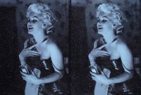 Marilyn Chanel Diptych by Russell Young contemporary artwork painting, works on paper, drawing