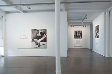 Exhibition view: John Baldessari, Scene ( ) / Take ( ), Galerie Greta Meert, Brussels (26 April–28 June 2014). Courtesy Galerie Greta Meert.