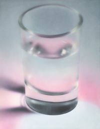 A Glass Cup with Water by Zhang Yangbiao contemporary artwork painting