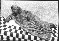 Untitled (Woman Lying Down) by Seydou Keïta contemporary artwork photography