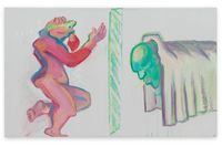 Trauer(Mourning) by Maria Lassnig contemporary artwork painting