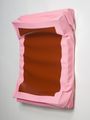 Layers - Small (Light Red/Brilliant Pink) by Angela De La Cruz contemporary artwork 2