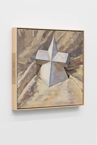 The Cross-Shaped Prismatic Triangle Plaster by Ge Yulu contemporary artwork painting, sculpture