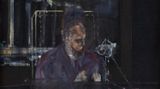 Contemporary art exhibition, Francis Bacon, The First Pope at Gagosian, Davies Street, London, United Kingdom
