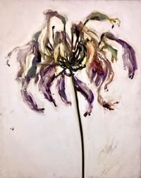 Agapanthus 1 by Gaël Davrinche contemporary artwork painting