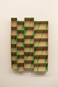 Slanted Lines by Mike HJ Chang contemporary artwork sculpture