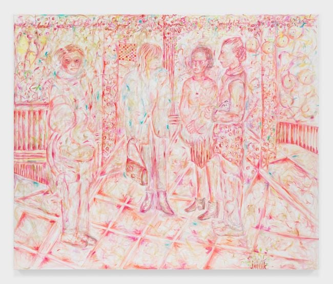 4 Women, JP, IG, CB, JK by Jutta Koether contemporary artwork