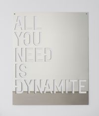 untitled 2022 (all you need is dynamite) by Rirkrit Tiravanija contemporary artwork sculpture