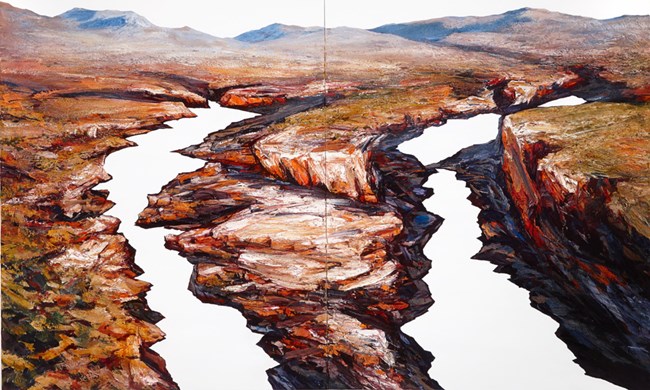 Twin River by Neil Frazer contemporary artwork
