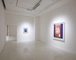 Exhibition view: Robert Motherwell, Robert Motherwell’s “Open Paintings” and Related Collages, Pearl Lam Galleries Pedder Building, Hong Kong (9 January–6 March, 2019). Courtesy Pearl Lam Galleries. 