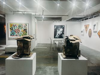 Exhibition view: STPI at Art Fair Philippines 2018, Booth X, Level 6 (1–4 March 2018). © STPI – Creative Workshop & Gallery, Singapore.