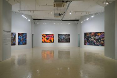 Exhibition view: Thasnai Sethaseree, The Four Elements, Gajah Gallery, Singapore (7 April–24 April 2022). Courtesy Gajah Gallery. 