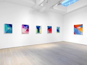 Exhibition view: Emily Mason, Miles McEnery Gallery, 525 West 22nd Street, New York (3 January–2 February 2019). Courtesy Miles McEnery Gallery.