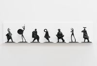 Seven Figures by William Kentridge contemporary artwork sculpture
