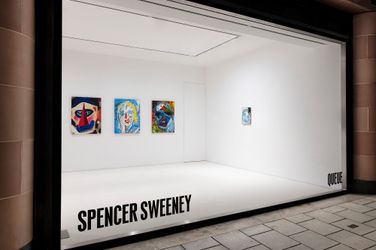 Exhibition view: Spencer Sweeney, Queue, Gagosian, Davies Street, London (22 February–1 May 2021). © Spencer Sweeney. Courtesy Gagosian. Photo: Lucy Dawkins.