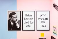 Brian Epstein Died for You by Jeremy Deller contemporary artwork works on paper