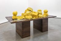 Untitled Shea Butter Table by Rashid Johnson contemporary artwork sculpture
