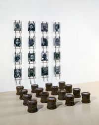 Style Piece/ Head Trip II by Ashley Bickerton contemporary artwork installation