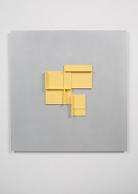 Naples Yellow Maquette by Toby Paterson contemporary artwork painting, sculpture