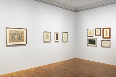 Exhibition view: Group Exhibition, A Selection of Works from Galerie 1900-2000, David Zwirner, 69th Street, New York (12 September–27 October 2018). Courtesy Galerie 1900-2000 and David Zwirner.
