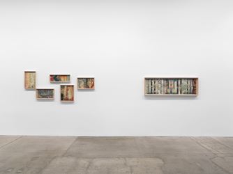 Exhibition view, Narrative Collaborative, Galerie Lelong, New York, March 31, 2016 – April 23, 2016. Courtesy Galerie Lelong, New York.