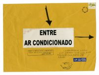 Entre Ar Condicionado by Paulo Bruscky contemporary artwork works on paper