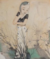 Countryside by Liu Qinghe contemporary artwork painting, works on paper, drawing