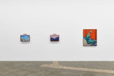Exhibition view: Alejandro Cardenas, Porta-MANTIS ™, Anat Ebgi, Los Angeles (11 January–2 March 2024). Courtesy Anat Ebgi, Los Angeles/New York.