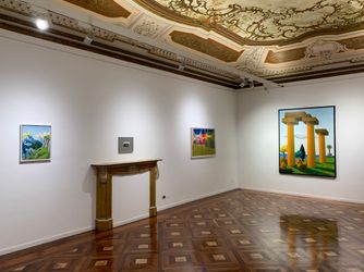 Exhibition view: Group Exhibition, Universal Landscapes. Works from the Mazzoleni collection, Mazzoleni, Turin (22 April–3 July 2021). Courtesy Mazzoleni, London -Torino.