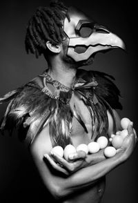 Crow Bird Boy by Ajamu contemporary artwork photography