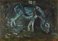 L'âne by Chaim Soutine contemporary artwork painting, works on paper