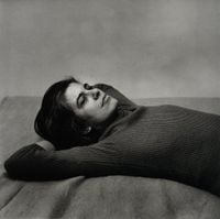 Susan Sontag by Peter Hujar contemporary artwork photography, print