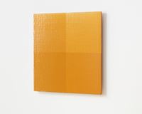 Colour light (yellow ochre) by Simon Morris contemporary artwork painting