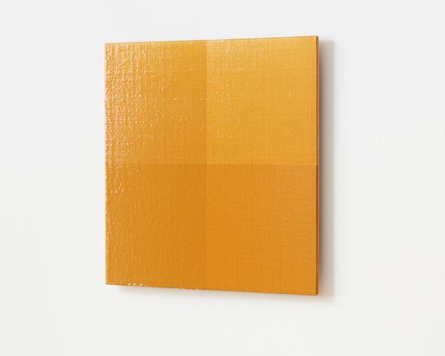 Colour light (yellow ochre) by Simon Morris contemporary artwork