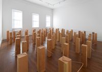 Multiple Latencies in Formation by Kishio Suga contemporary artwork installation