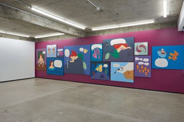 Exhibition view: Ayesha Green, The Radical Utopia of the Great Pacific, Jhana Millers, Wellington (14 March–6 April 2024). Courtesy Jhana Millers.