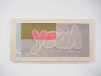 Yeah/Gertrude by Jon Campbell contemporary artwork sculpture, print