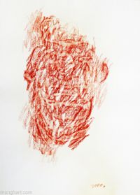 Portrait by Geng Jianyi contemporary artwork drawing