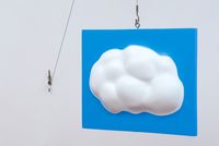 Lead Cloud by John Baldessari contemporary artwork sculpture