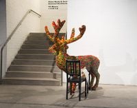 Master Bedroom – Deer by Claire Healy and Sean Cordeiro contemporary artwork sculpture