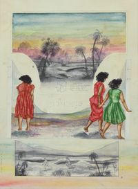 Domingo (The Islander Play Theatre Series) by Liv Vinluan contemporary artwork painting, works on paper