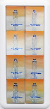 Fancy Goods (water bottle) by Emily Hartley-Skudder contemporary artwork painting