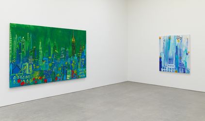 Exhibition view: Tabboo!, Cityscapes, KARMA, 188 E 2nd Street (3 March–16 April 2022). Courtesy KARMA.