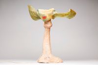 Sculpture Lamp (Double Mouth on Phallus) by Alina Szapocznikow contemporary artwork sculpture