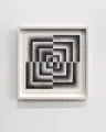 Four concentric interfering squares by Ignacio Uriarte contemporary artwork 1