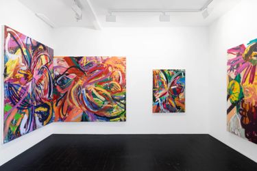 Exhibition View: Rose Electra Harris, Parade, Union Gallery, London (23 February–30 March 2024). Courtesy Union Gallery.