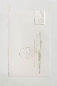 Drawing on the Subject of the Sun (Butter) by Catharina van Eetvelde contemporary artwork works on paper