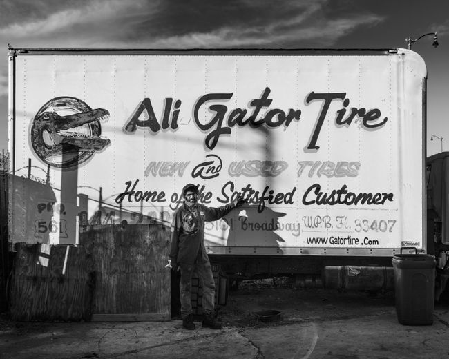 Ali Gator Tire, West Palm Beach by Anastasia Samoylova contemporary artwork